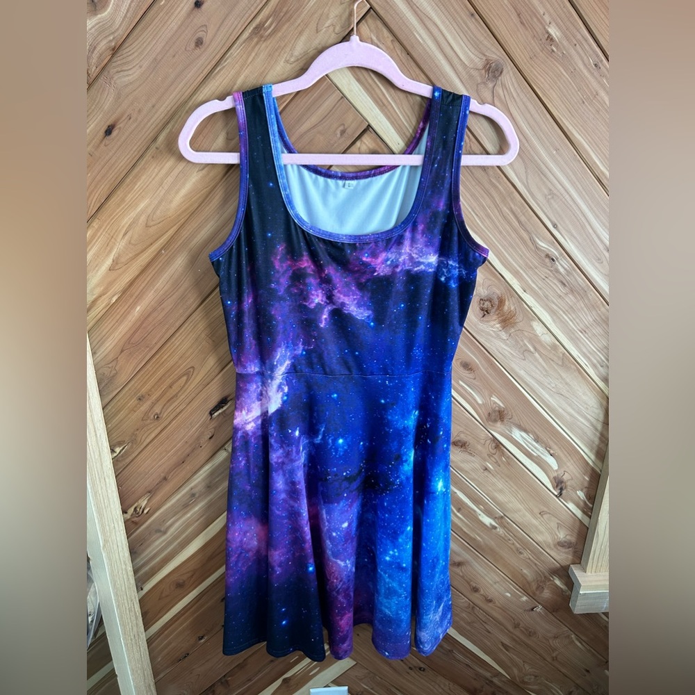 Galaxy Dress- Size Large 💜